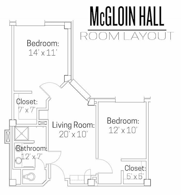 McGloin Standard Room Layout